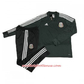 Mexique Ensemble Sweat d'entrainement 2018 Vert